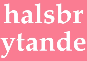 Synonym halsbrytande