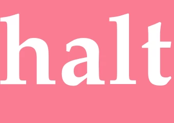 Synonym halt