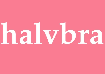 Synonym halvbra