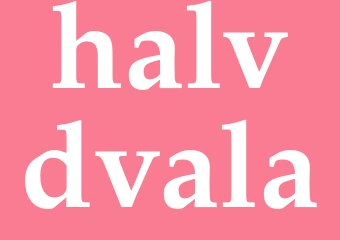 Synonym halvdvala
