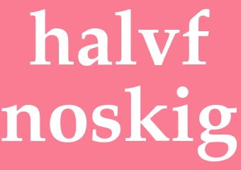 Synonym halvfnoskig