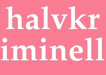 Synonym halvkriminell