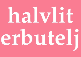 Synonym halvliterbutelj