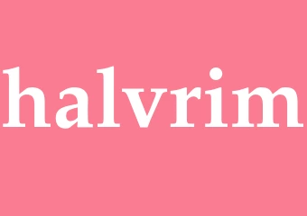 Synonym halvrim
