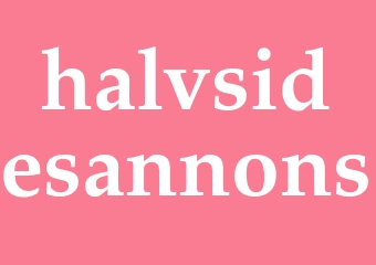 Synonym halvsidesannons