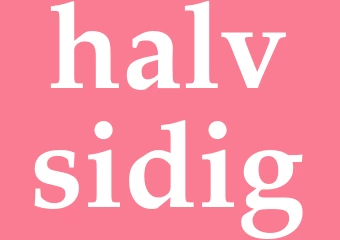 Synonym halvsidig
