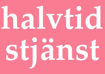 Synonym halvtidstjänst