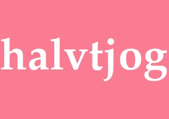 Synonym halvtjog