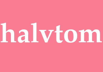 Synonym halvtom