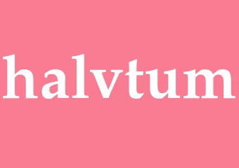 Synonym halvtum