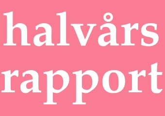Synonym halvårsrapport
