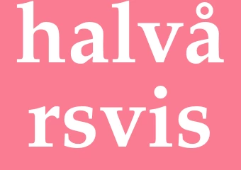 Synonym halvårsvis