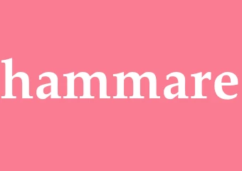 Synonym hammare