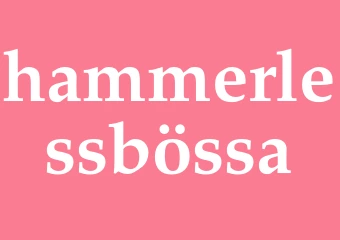 Synonym hammerlessbössa
