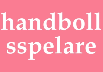 Synonym handbollsspelare
