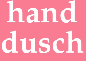 Synonym handdusch