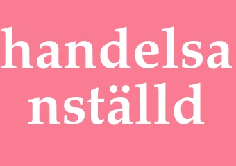Synonym handelsanställd
