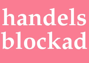 Synonym handelsblockad
