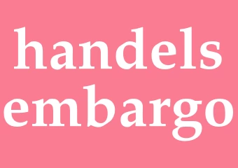 Synonym handelsembargo