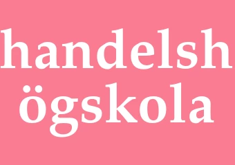 Synonym handelshögskola