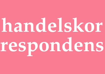 Synonym handelskorrespondens