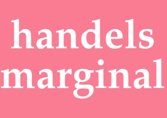Synonym handelsmarginal