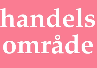 Synonym handelsområde
