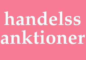 Synonym handelssanktioner