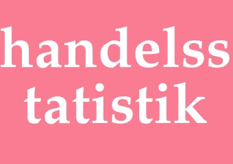 Synonym handelsstatistik