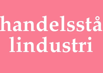 Synonym handelsstålindustri