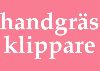 Synonym handgräsklippare