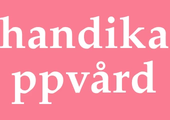 Synonym handikappvård