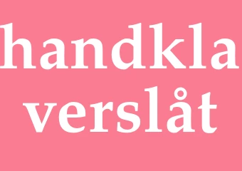 Synonym handklaverslåt