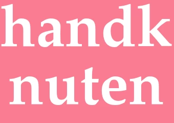 Synonym handknuten