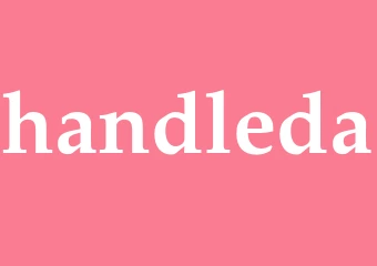 Synonym handleda