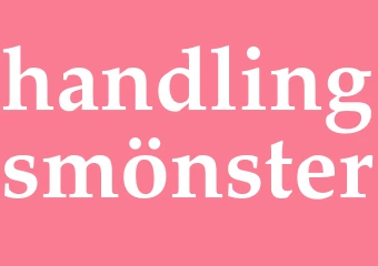 Synonym handlingsmönster
