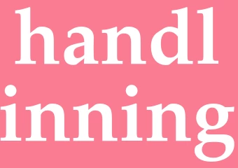 Synonym handlinning
