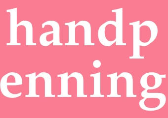 Synonym handpenning