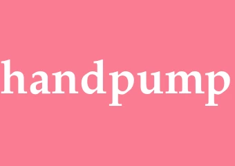 Synonym handpump