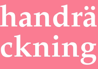 Synonym handräckning