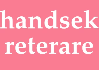Synonym handsekreterare