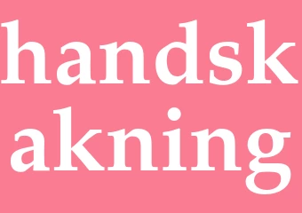 Synonym handskakning