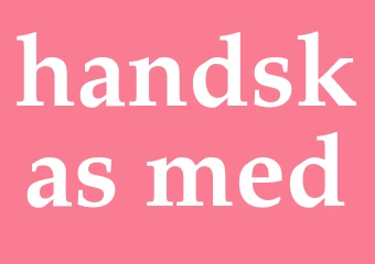 Synonym handskas med