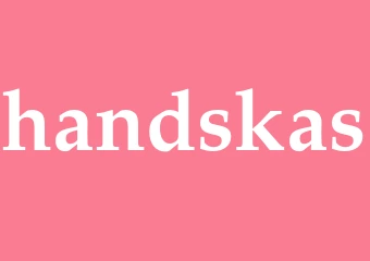 Synonym handskas