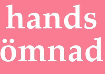 Synonym handsömnad