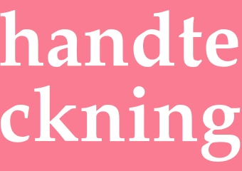 Synonym handteckning
