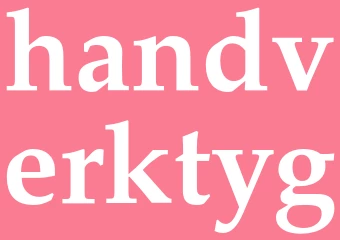 Synonym handverktyg