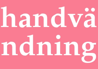 Synonym handvändning