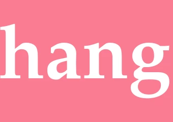 Synonym hang