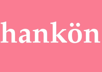 Synonym hankön